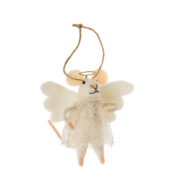 Heavenly Hana Mouse Holiday Ornament