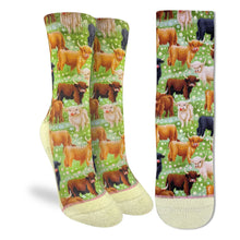 Load image into Gallery viewer, Highland Cows Socks

