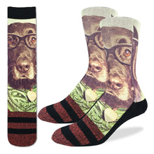 Load image into Gallery viewer, Hipster Dog Socks
