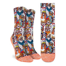 Load image into Gallery viewer, Hipster Dogs Socks
