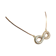 Load image into Gallery viewer, Infinity Necklace - 18K Gold Plated Sterling Silver

