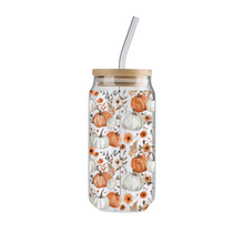 Load image into Gallery viewer, Glass Tumbler - Pumpkins
