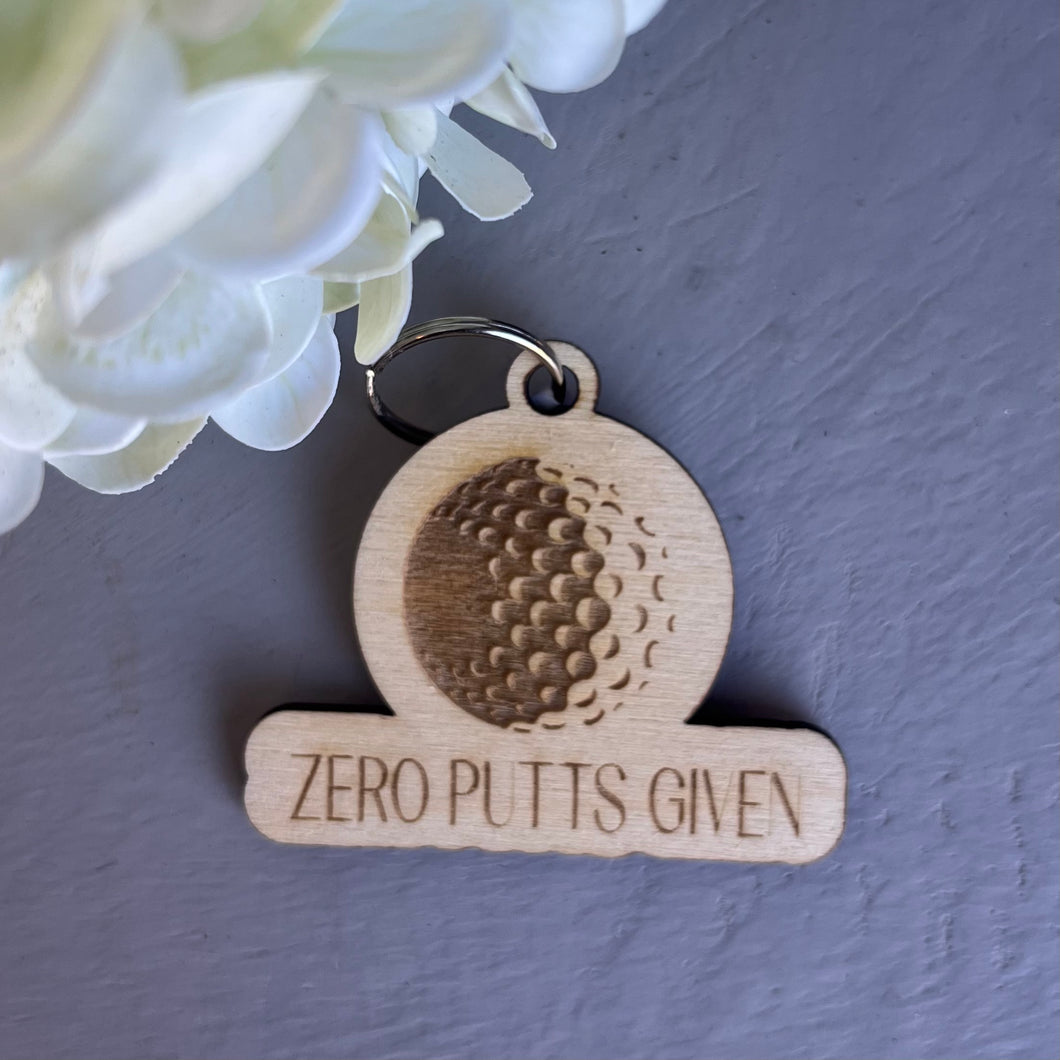 Key Chain - Zero Putts Given