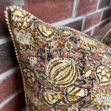 Load image into Gallery viewer, Rowan Block Print Pillow - 16x24
