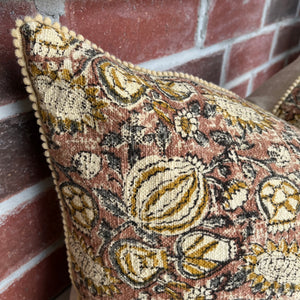 Rowan Block Print Pillow - 16x24