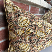 Load image into Gallery viewer, Rowan Block Print Pillow - 16x24
