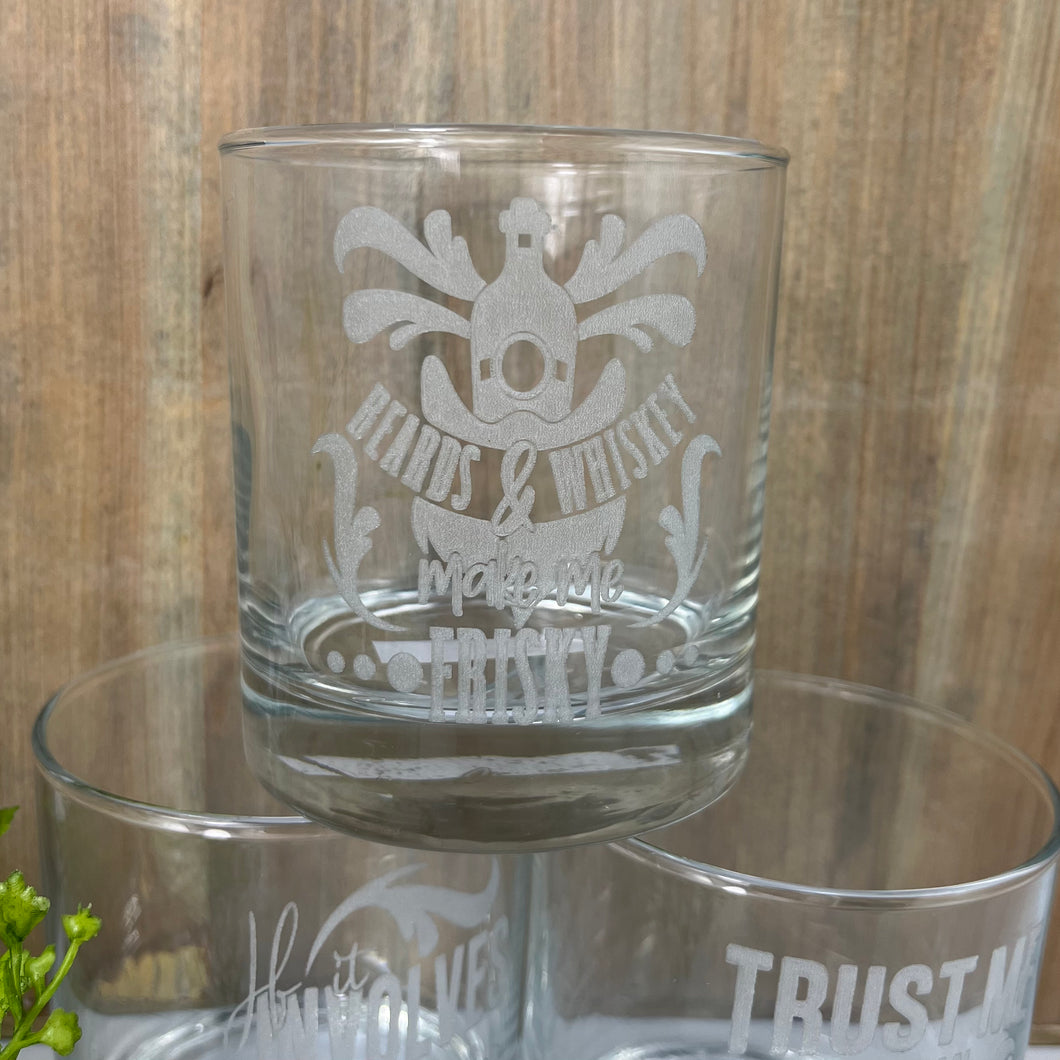 Engraved Whiskey Tumbler