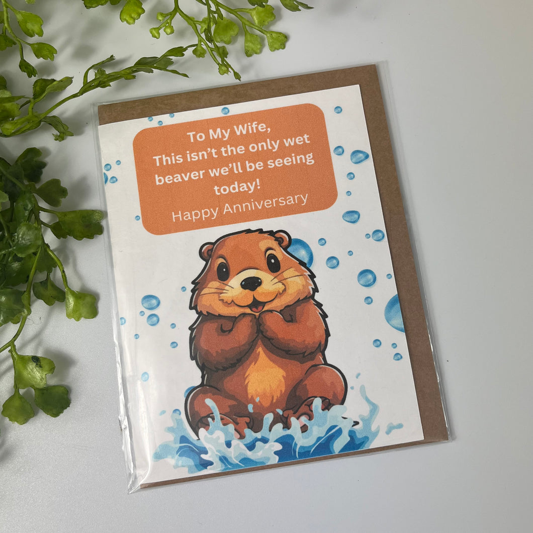 Wet Beaver, Anniversary Card