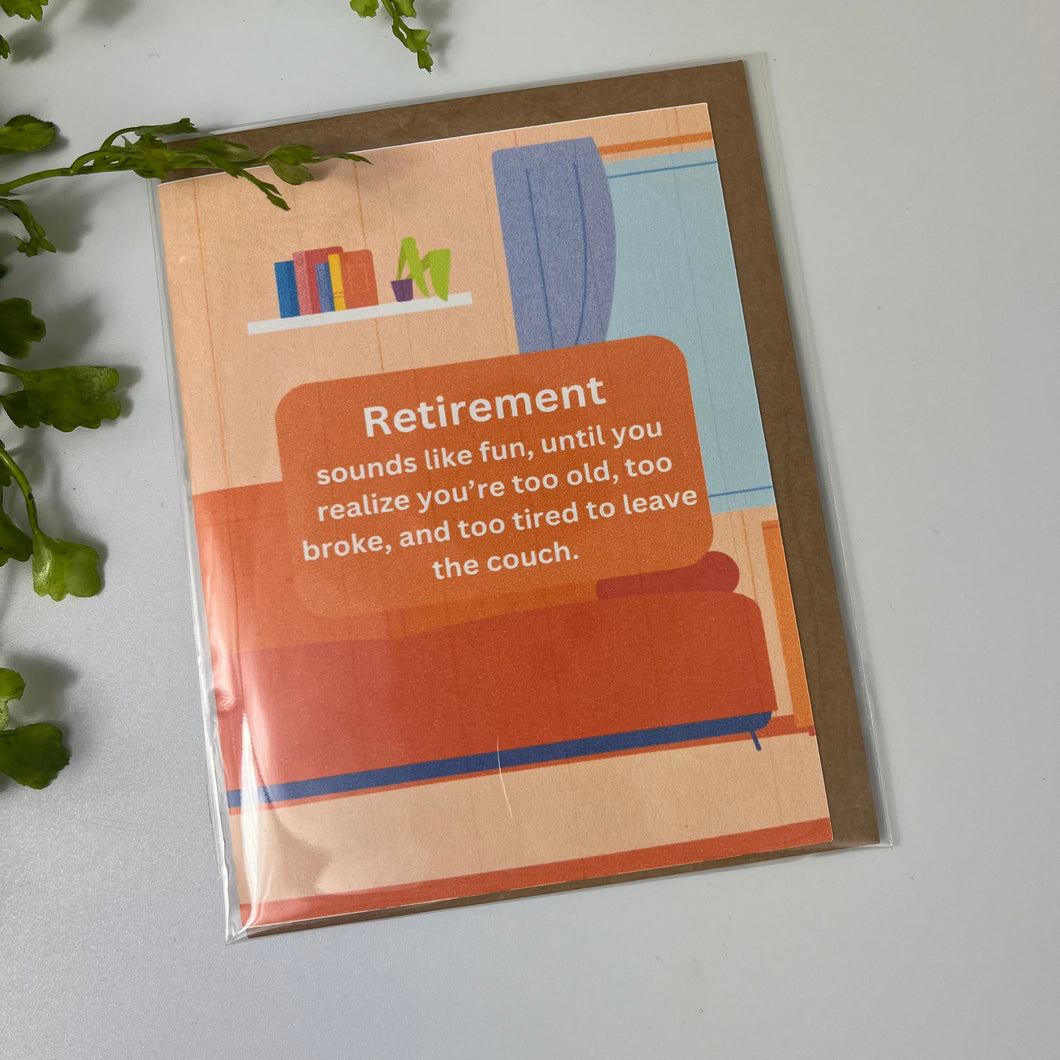 Sounds Like Fun, Retirement Card