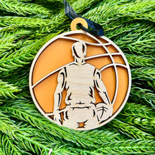 Load image into Gallery viewer, Personalized Christmas Ornament - Basketball
