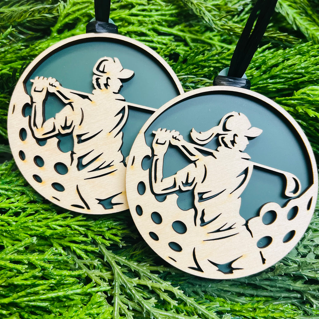 Personalized Christmas Ornament - Golf