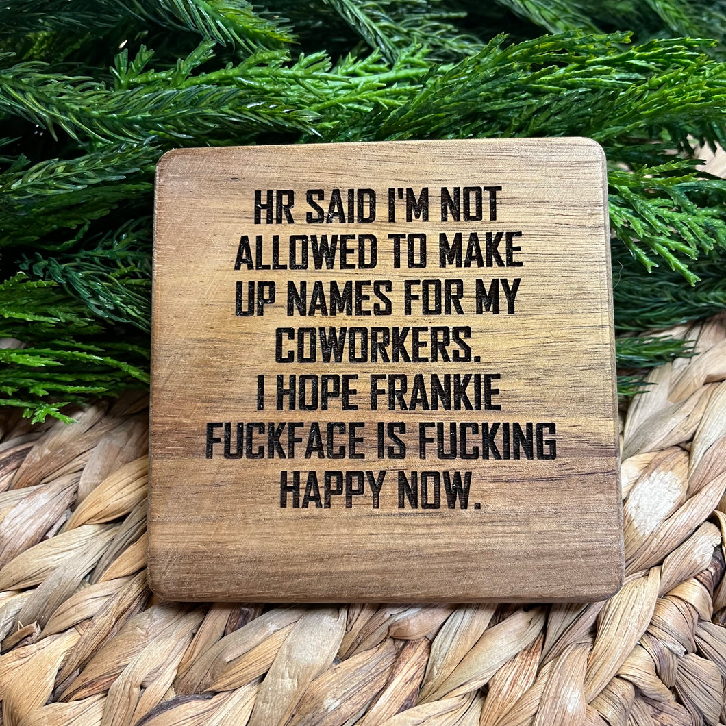 Wood Coaster - HR Said