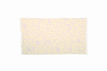 Load image into Gallery viewer, Drew Doodle Towel - Lime/Lilac
