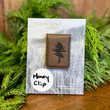Load image into Gallery viewer, Engraved Leatherette Money Clip

