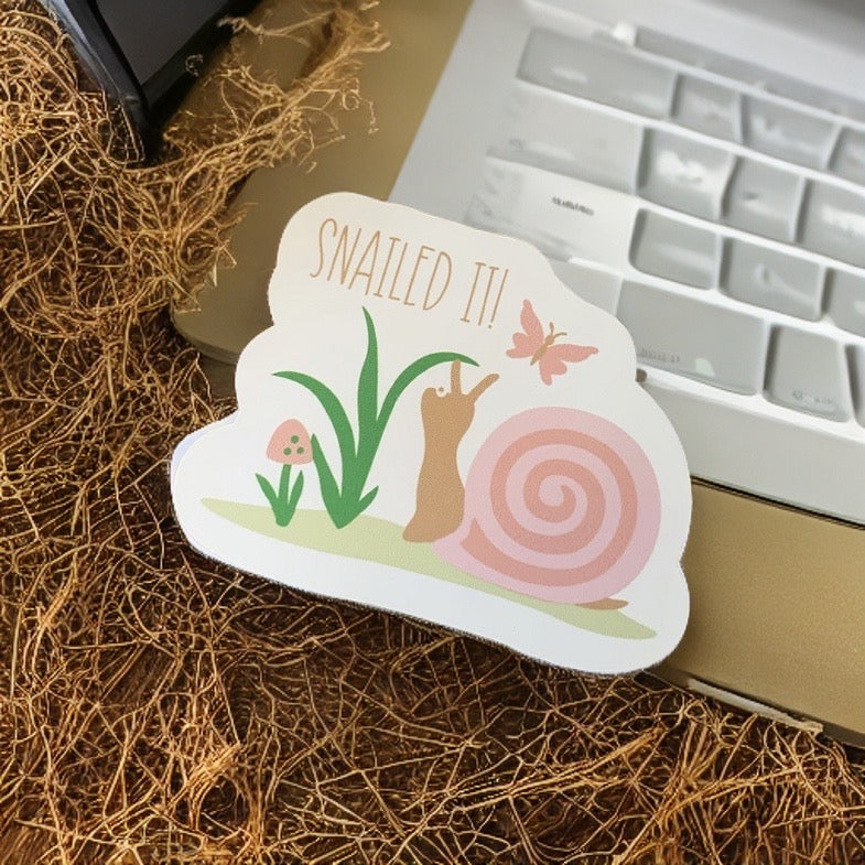 Snailed It - Sticker