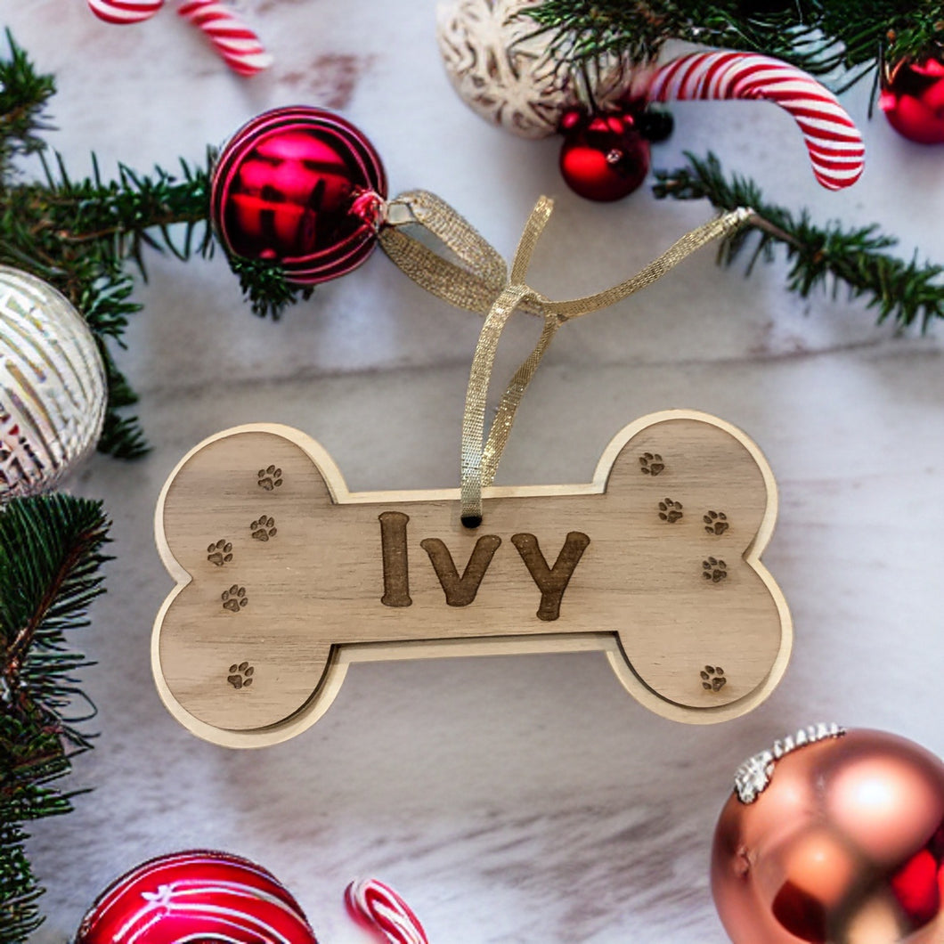 Personalized Dog Ornament