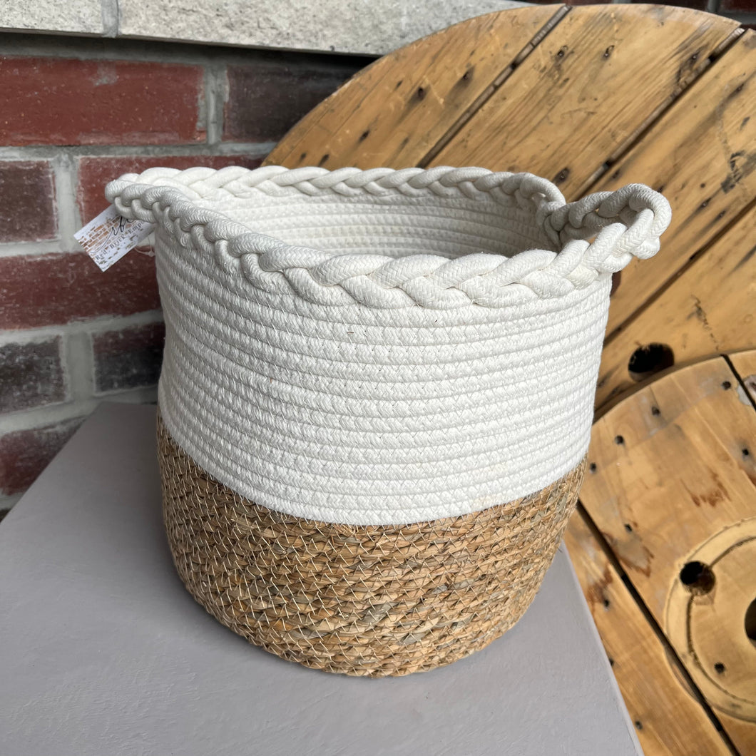 White/ Natural Baskets