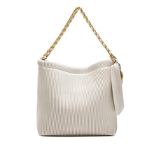 Load image into Gallery viewer, Isabella Shoulder Bag - Coconut Cream Pleated
