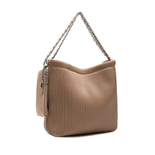 Load image into Gallery viewer, Isabella Shoulder Bag - Sand Pleated
