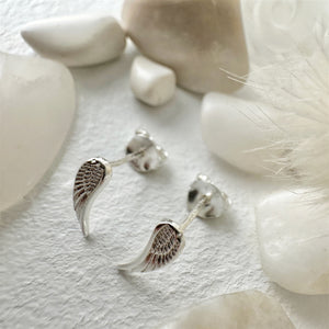 Icarus Tiny Wing Stud - Sterling Silver