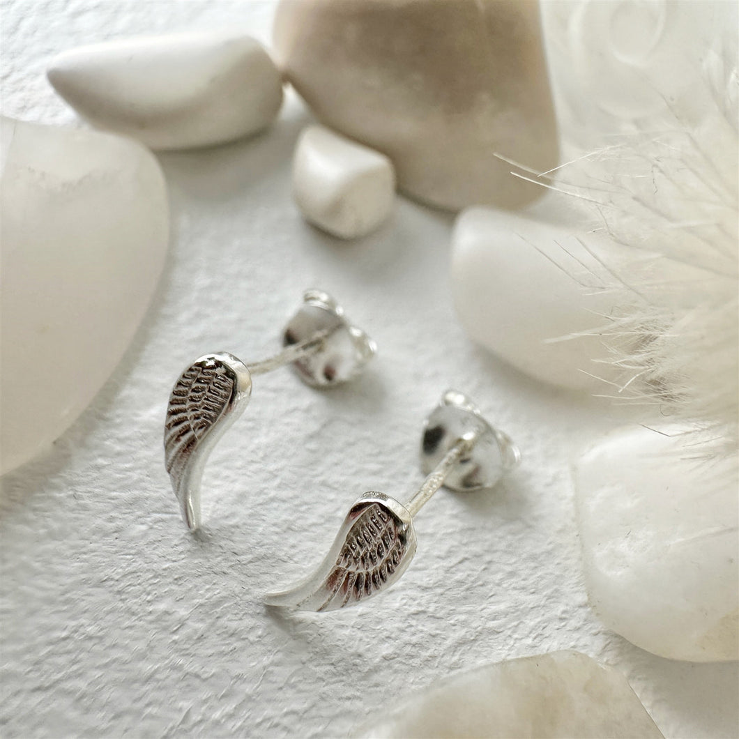 Icarus Tiny Wing Stud - Sterling Silver