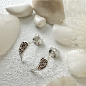 Icarus Tiny Wing Stud Earrings