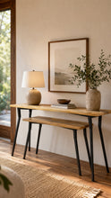 Load image into Gallery viewer, Folding Console Table - 2 Sizes IN STORE PICK UP ONLY
