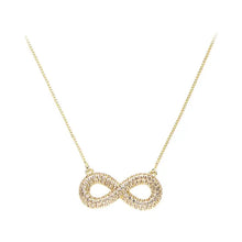 Load image into Gallery viewer, Infinity Necklace - 18K Gold Plated Sterling Silver
