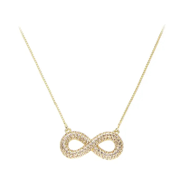 Infinity Necklace - 18K Gold Plated Sterling Silver