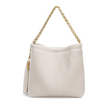 Load image into Gallery viewer, Isabella Shoulder Bag - Coconut Cream Pleated

