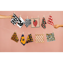 Load image into Gallery viewer, Knit Dish Cloth Set of 3 - Mushroom Gems
