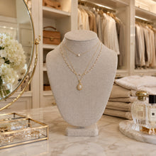 Load image into Gallery viewer, Beige Cloth Necklace Stand / Bust
