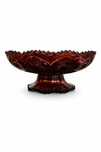 Load image into Gallery viewer, Purple Carnival Glass Pedestal Bowl

