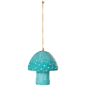 Mushroom Gems Mache Ornaments