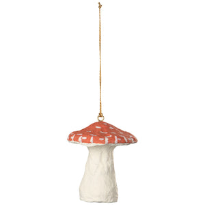 Mushroom Gems Mache Ornaments