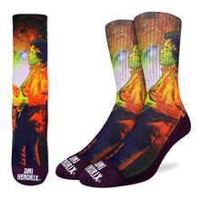 Load image into Gallery viewer, Jimi Hendrix Rocking Space Socks
