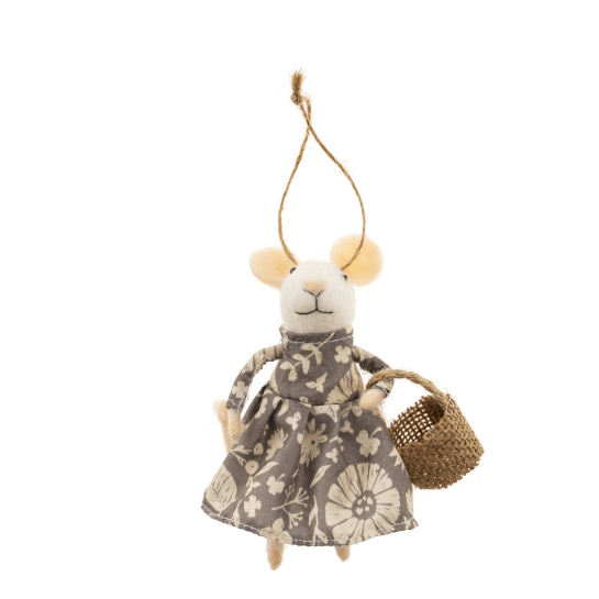Josephine Mouse Holiday Ornament
