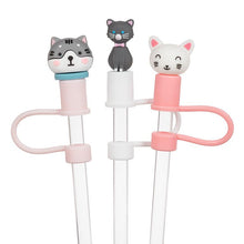 Load image into Gallery viewer, Jumbo Straw with Cat Cap
