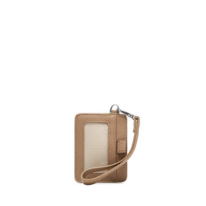 Kit Card Wristlet - Latte Pebbled