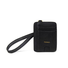 Load image into Gallery viewer, Kit Card Wristlet - Black Pebbled
