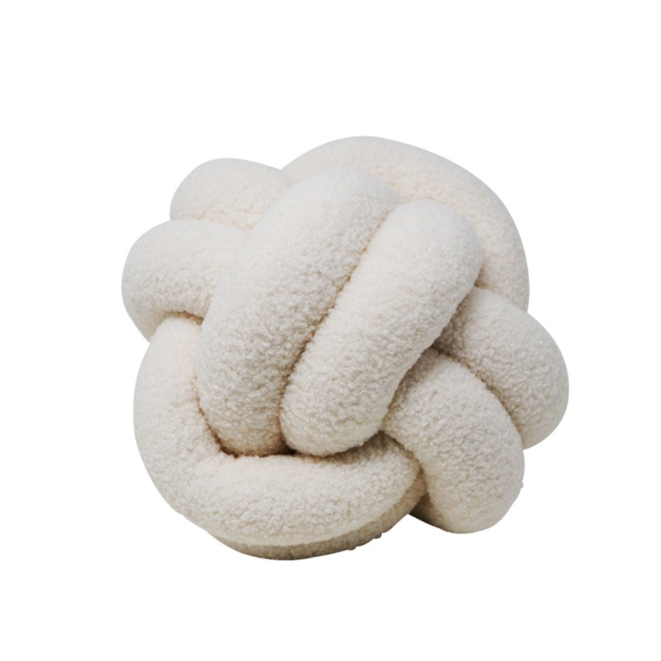 Knot Cushion - Soft White