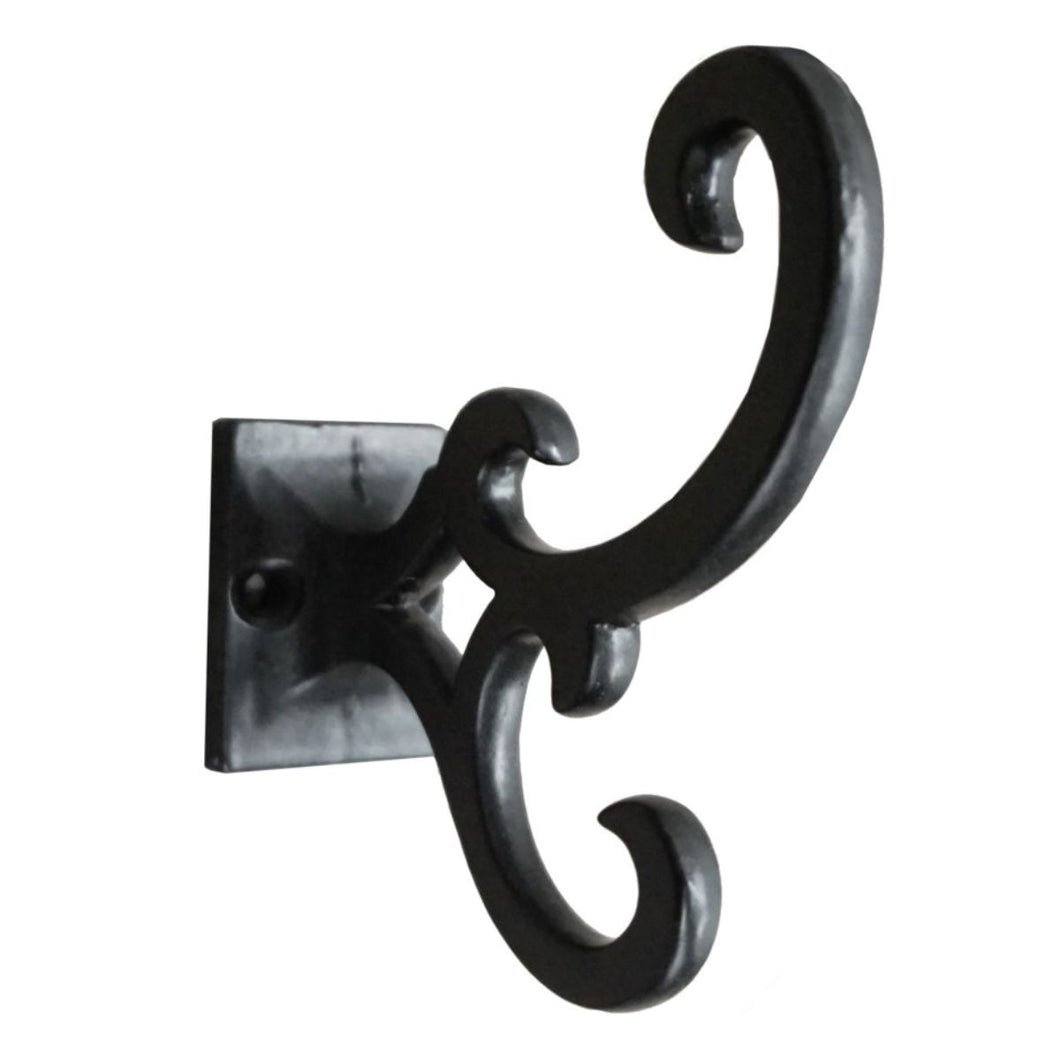 Landon Double Hook - Black Powder Coated