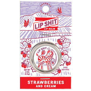 Lip Shit Lip Balm - Strawberries and Cream