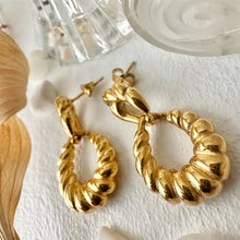 Load image into Gallery viewer, Mafra Baroque Drop Earrings - Gold
