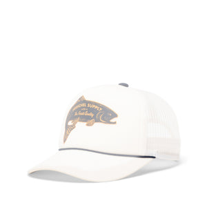 Marina Mesh Fish Cap - Vintage White