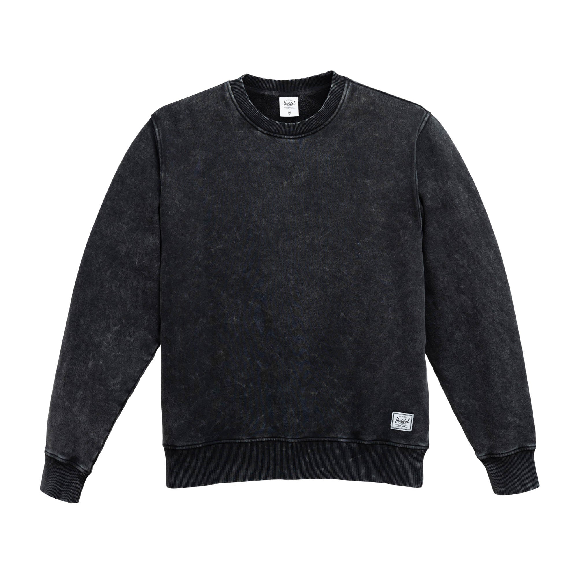 レア　Stone  Acid Wash Crew Neck Men's Acid Wash Classic Crew - Black – Red Brick Emporium