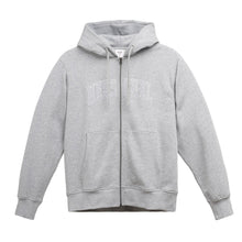 Load image into Gallery viewer, Men&#39;s Faculty Stitch Zip Hoodie - Heather Light Grey/Blanc De Blanc
