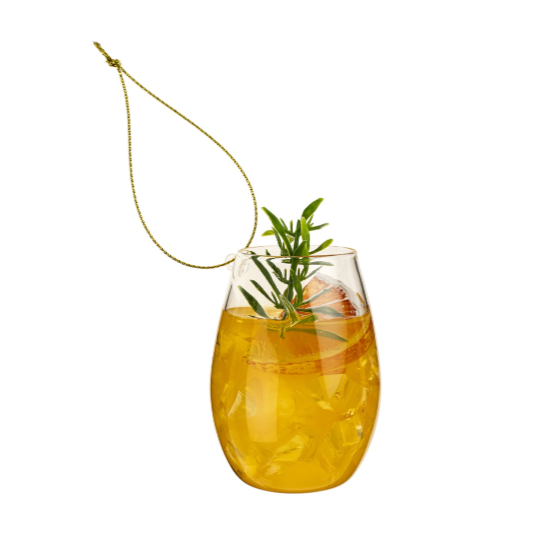 Merry Mimosa Holiday Ornament