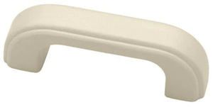 Mid Century Modern Style Wood Pull Ivory White - 3"