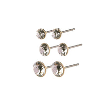 Load image into Gallery viewer, Millie Earrings, Crystal - Gold
